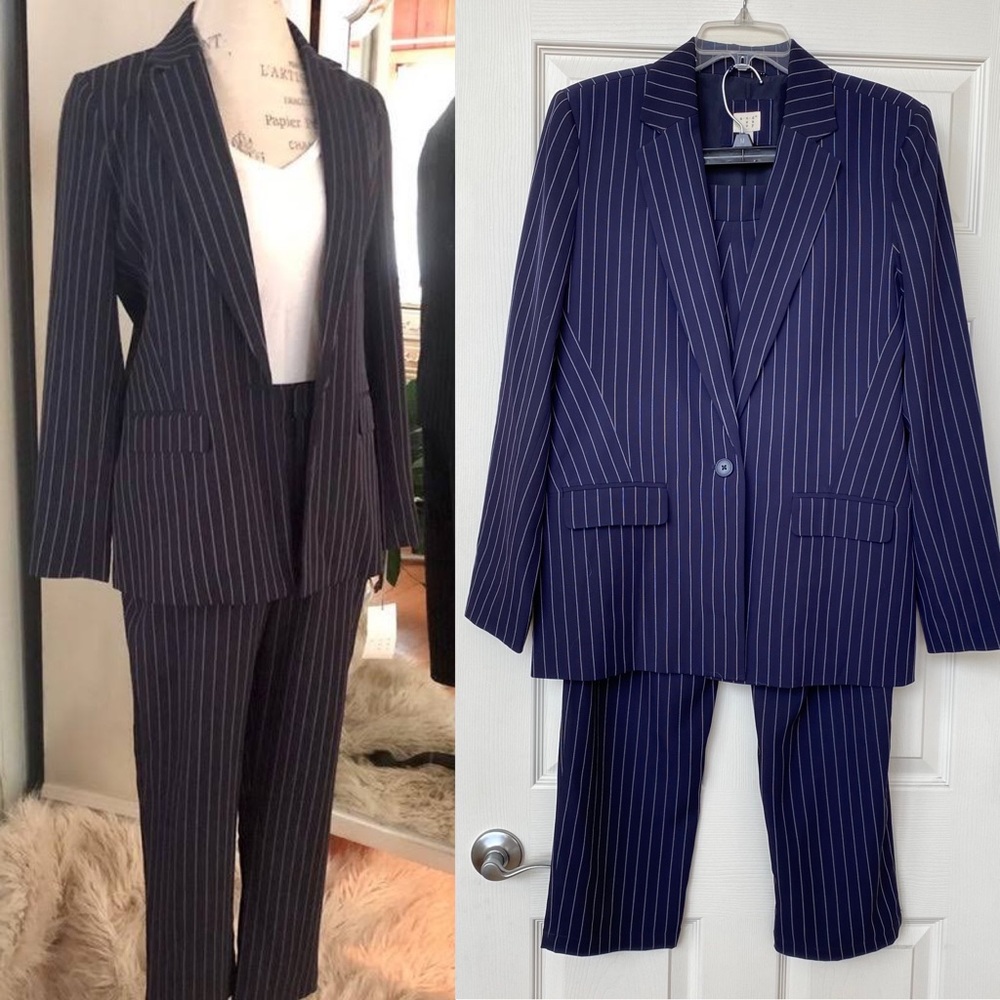 A New Day pinstripe suit